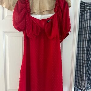 NWT RED DRESS MISSGUIDED